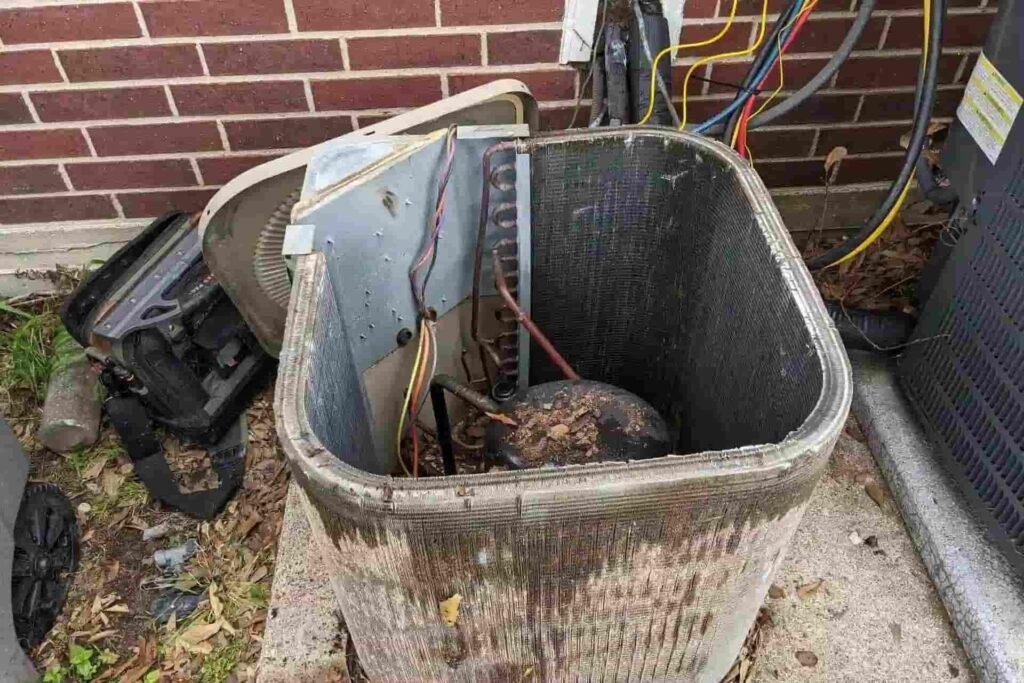 Dirty-Outdoor-Condenser