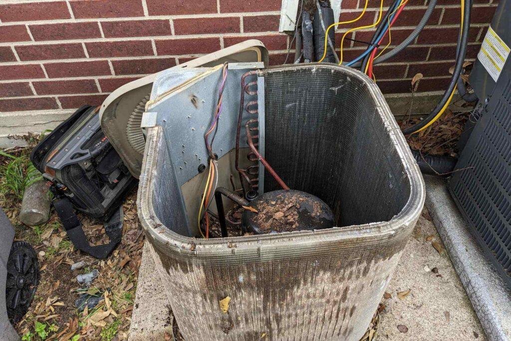 Dirty Outdoor Condenser