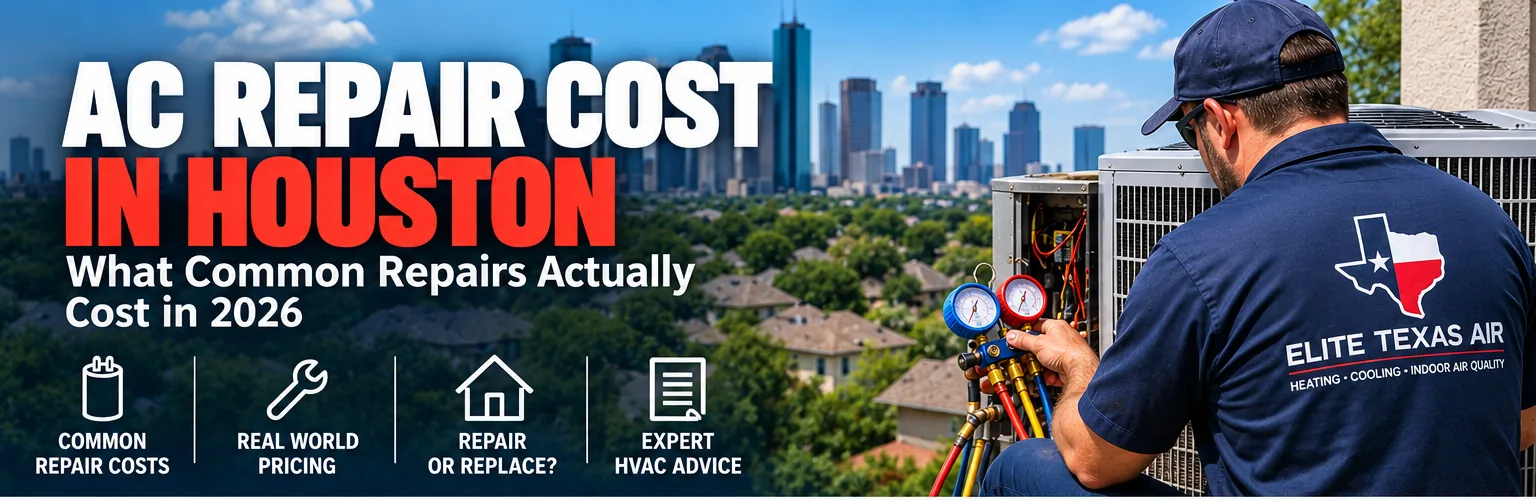 AC Repair Cost in Houston: What Common Repairs Actually Cost in 2026